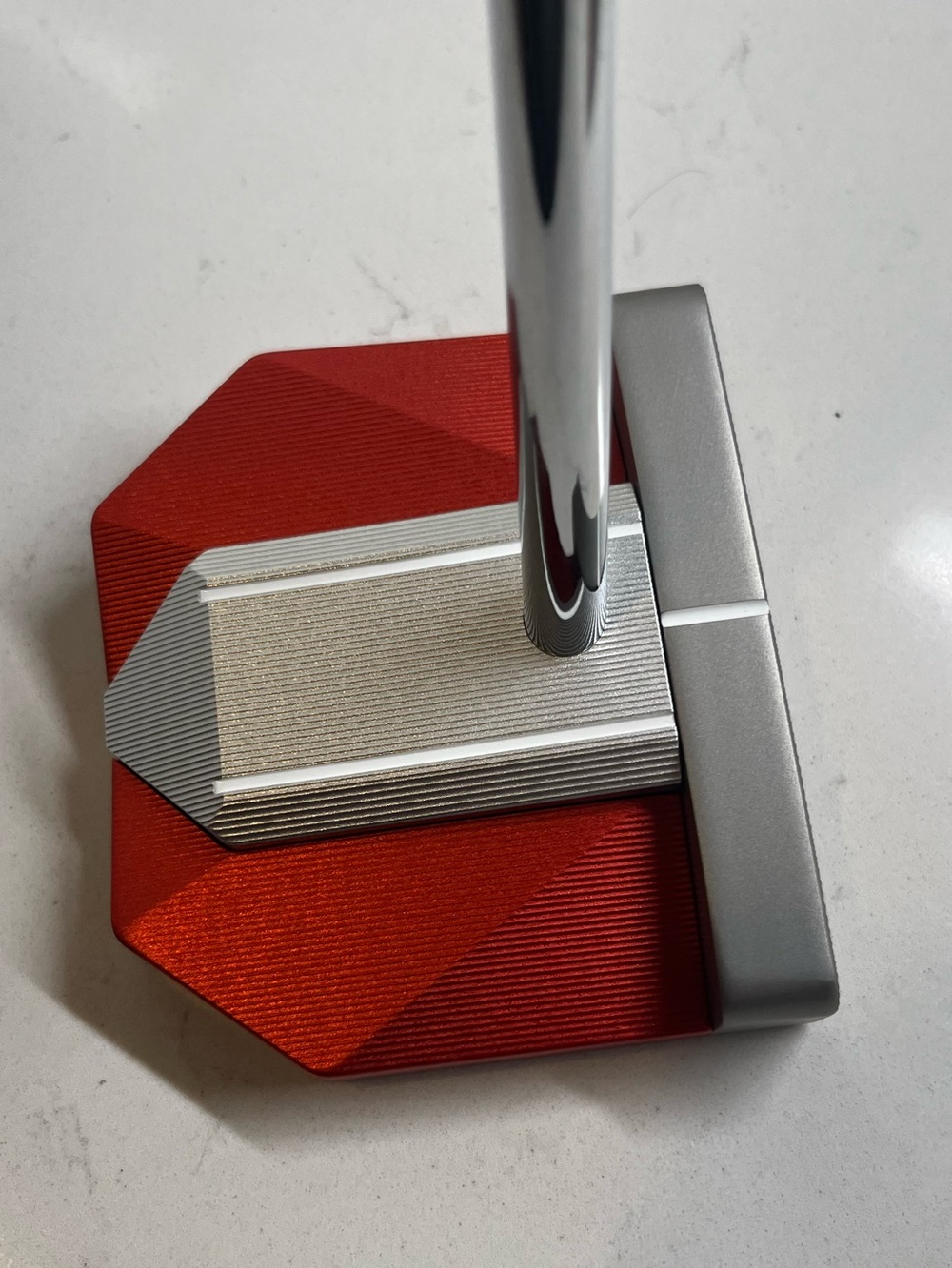 CALONG Yamahero 93055 Mallet Putter RH Men’s Red/Silver Steel Shaft w/Cover NWOT